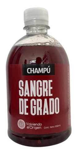 Imagen 1 de 4 de Champú Sangre De Grado 560ml Volviendo Al Origen Artesanal