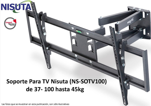 Soporte Para Tv Nisuta (ns-sotv100) De 37 A 100  Hasta 45kg 
