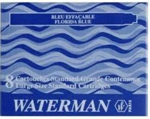 Cartuchos Waterman Caja X 8 Zul, Negro Y Azul-negro Original