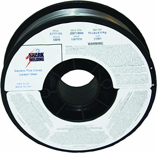 Shark Welding 12010 Flux-core Mig Wire E71t-gs .035 - 10 Lb