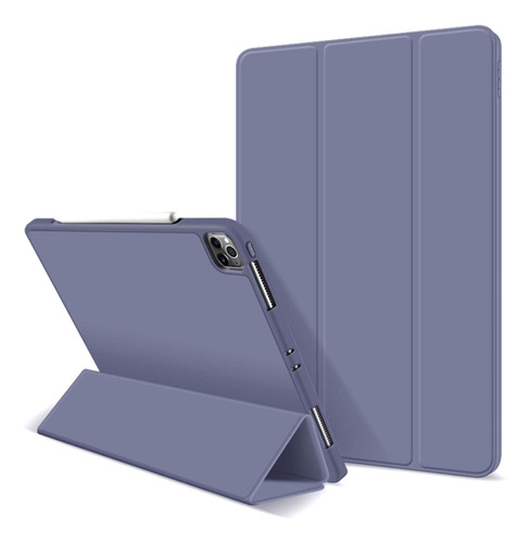 Aoub Funda P/ iPad Pro 11 , Soporte Pen Ultra Ligera Morado