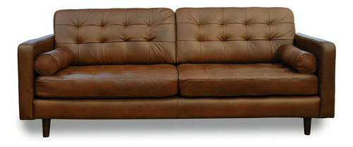 Sofa Piel Genuina 100% - Noruega Color Caramelo