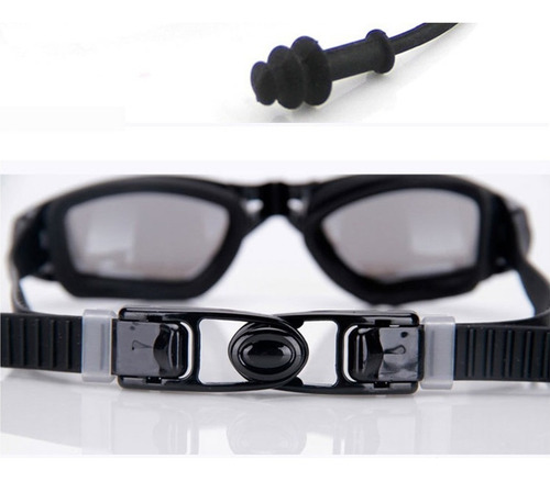 Gafas Natación Lujo Ajustable Adulto Para Piscina Tapa Oído