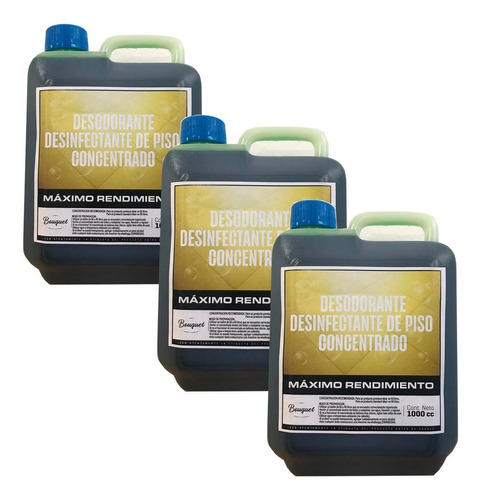  2 Lts Desodorante  Desinfectante Bactericida Concentrado 