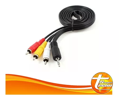 Cable Rca 3 Rca A 3 Rca Macho 1,5 Metros Audio Y Video