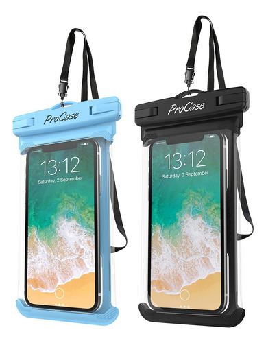 2 Fundas Universales Impermeables Para Telefono Movil - A