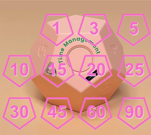 Temporizador De Cubeta Recargable Multifuncional Para Cocina
