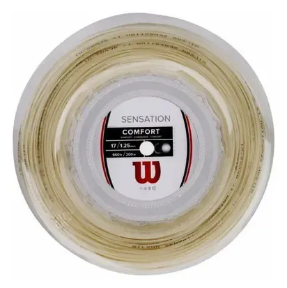 Corde Tennis Gialle Wilson Sensation Tennis String - Rotolo 200m O - 4