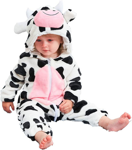 Qzerplay Disfraz Unisex De Vaca Para Bebé, Disfraz De Hallow