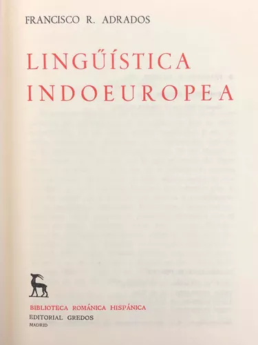 Lingüística indoeuropea 