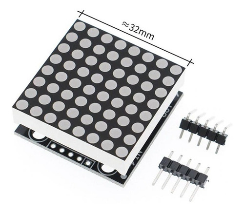 2 Piezas Matriz 8x8 Max7219 Led Arduino