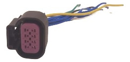 Conector Cuerpo De Aceleración Siena Idea 1.8 8 Pines #q225