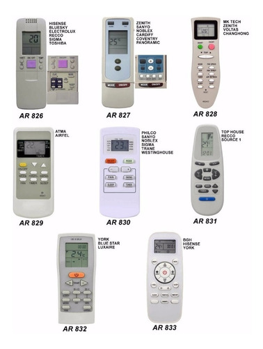 Control Remoto Para Aire Acondicionado Bgh Silent Air Rg36a