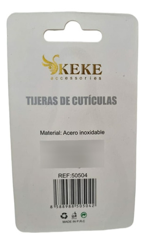 Tijeras Corta Cutículas Para Uñas De Acero Inoxidables