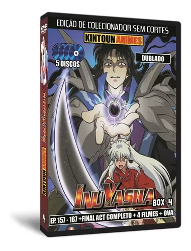 Inuyasha Série Completa em DVD + Final Act + 4 Filmes + Ova