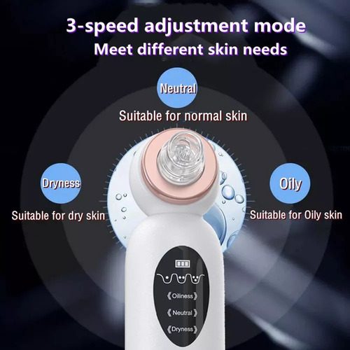Succionador Removedor Facial Espinillas Hidrodermoabrasión