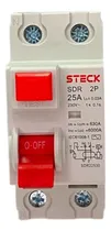 Comprar Breaker Disyntor Diferencial 2p 25a 30ma 230v Steck Sdr22530