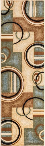 Barclay Arcs Shapes Modern Rug, 2393 X 7393 Runner, Az...