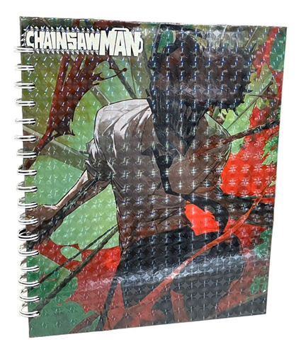 Cuadernos Argollados Con Diseño Chainsaw Man 