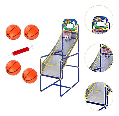 Arcade Basketball Game Game Hoop Y Balls Altura Con 4 Bolas