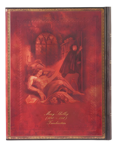 Caderno Paperblanks Mary Shelley Frankestein Midi Pautado Cor Variada
