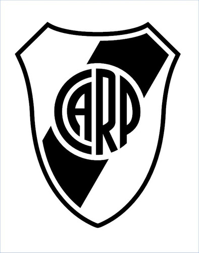 Calco River Plate Nuevo Escudo Carp Sticker Futbol Vinilo 15