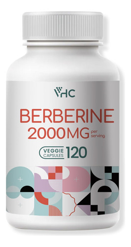 Vhc Suplemento De Berberina De 2000 Mg Diarios, 10 Veces De