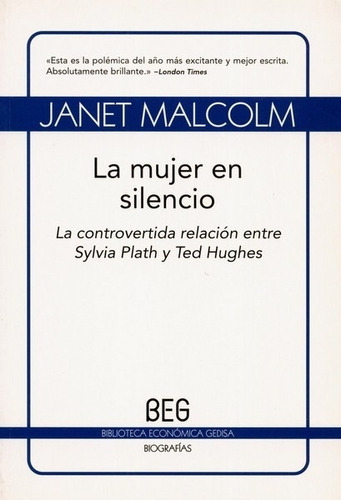 Mujer En Silencio, La, De Janet Malcolm. Editorial Gedisa En Español