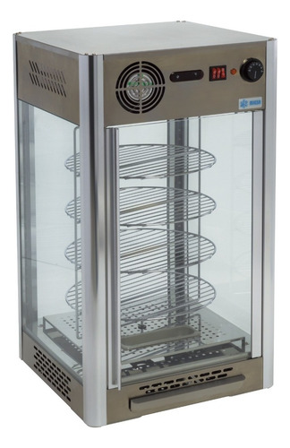 Vitrina Caliente Exhibidor Pizzas Giratorio Migsa Rtr-108l