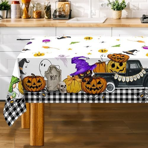 Mantel De Halloween, Mantel Rectangular De Halloween De 60 X