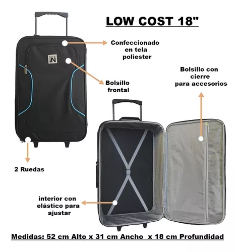 Valija Chica Carry De Viaje Peso Liviana