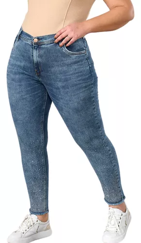 Pantalon Clasico Semi Oxford Mujer Tiro Alto Cenitho Jeans