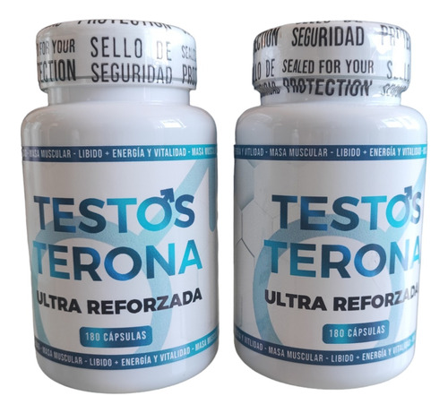 2 Testosterona Ultrareforzada 1000% Energia Vitalidad Libido