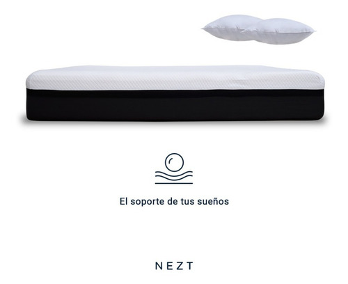 Combo 1. Colchón Y 2 Almohadas Nezt - Tamaño Queen Size.