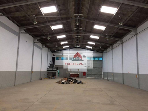 Galpão Para Alugar, 710 M² Por R$ 9.000/mês - Chácaras Reunidas - São José Dos Campos/sp - Ga0010