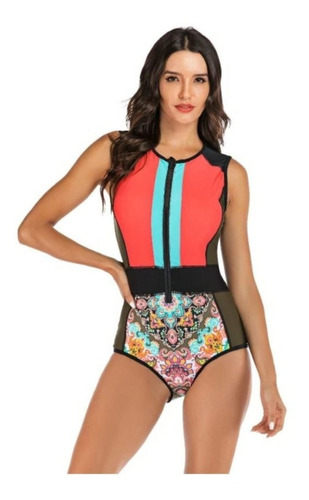 Traje De Baño Mujer Completo Playa Dama Mandala