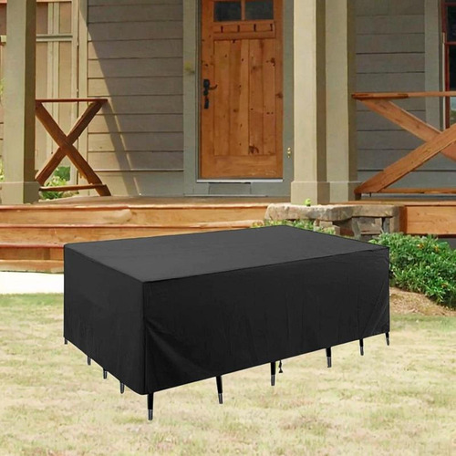 Set De Muebles De Exterior Cubierta Mesa De 135x135x75 Cm