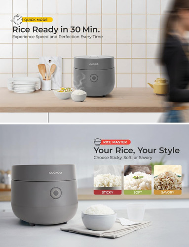 Cuckoo Rice Cooker 3 Taza De 6 Taza 6 Taza Cocinada, Cociner