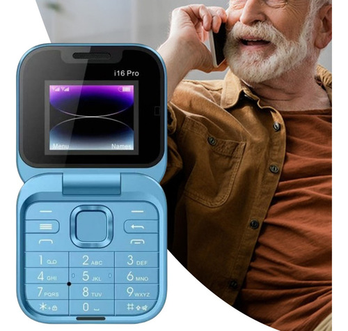 2025 Nuevo Flip Mini Teléfono Móvil Con Radio Fm 2 Tarjetas Sim