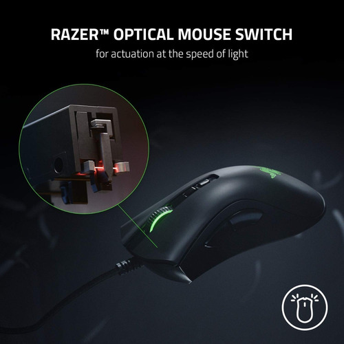Imagen 2 de 6 de Refurbished Razer Deathadder V2 Mouse Gamer Optico