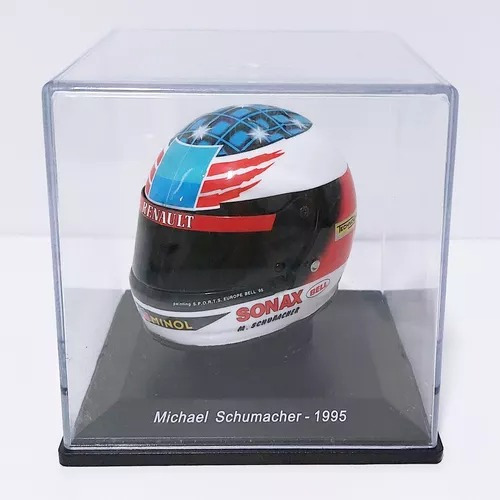 Casco Formula 1 Michael Schumacher Renault 1995 Escala 1:5