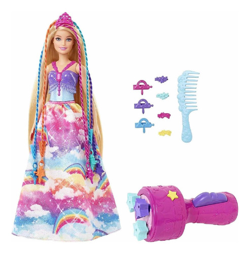 Barbie Dreamtopia Princesa Trenzas Mágicas