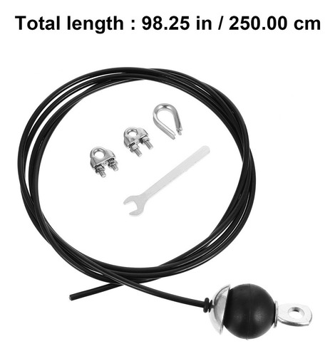 1set De Bricolaje Profesional Fitness Cuerda De Acero Cable