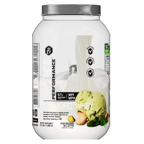 Whey Protein Isolada Hidrolisada 1kg Evo-pistacchio Di Latte