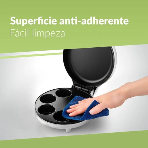 Cup Cake Maker Atma Fabrica 6 Muffins 5cm Recetario Cm8910n
