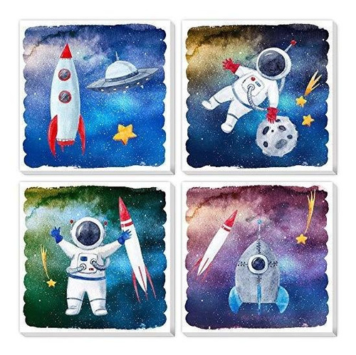 Texture Of Dreams Astronauta De Dibujos Animados Rocket Star