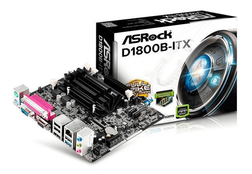 Placa Mãe D1800b-itx + Dual Core J1800 Miniitx Ddr3 Asrock