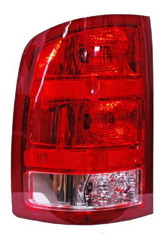 Calavera Gmc Sierra 2007-2008-2009-2010 Rojo Izquierda Alc