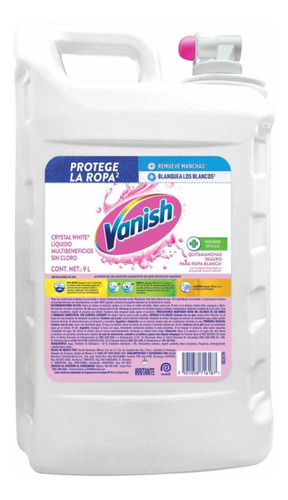 Vanish Quitamanchas Líquido Ropa Blanca  **envio Gratis**