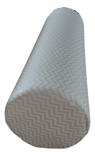 Rolo Posicionamento Exercícios Fisioterapia Descanso 50x16 Cor chevron bege